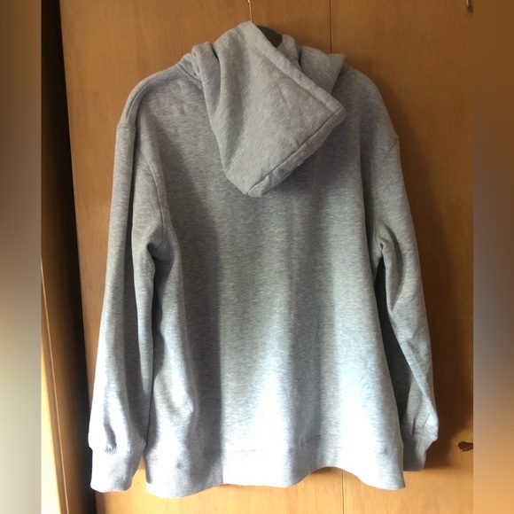 NEW Looney Toons characters light grey mens unisex hoodie hoody sweatshirt L - Picture 3 of 4